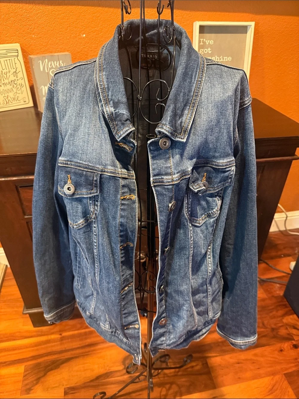 3x Plus Size Torrid denim jean jacket